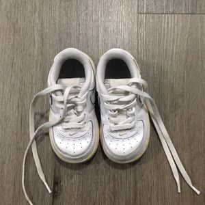 Baby White Nike shoes